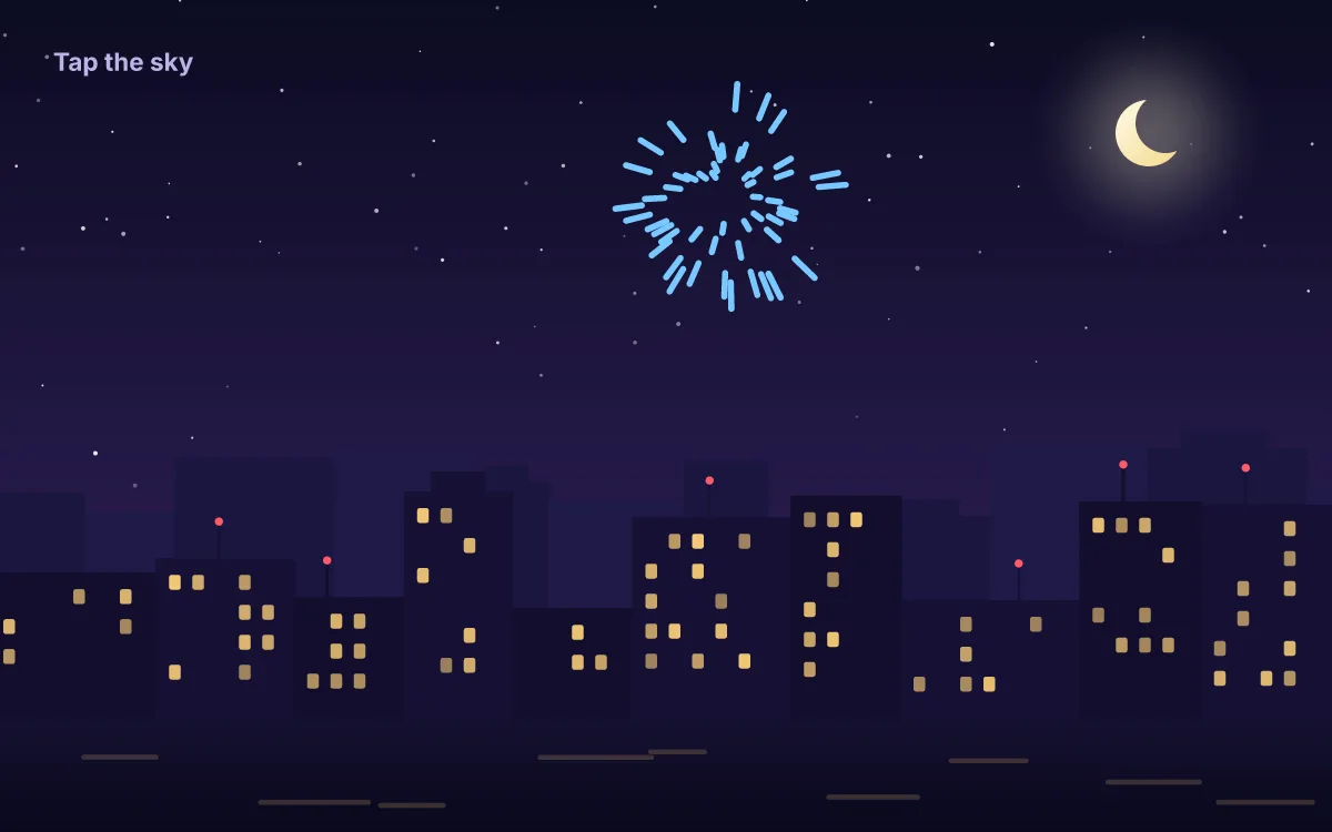 Fireworks: an Ova Motion template