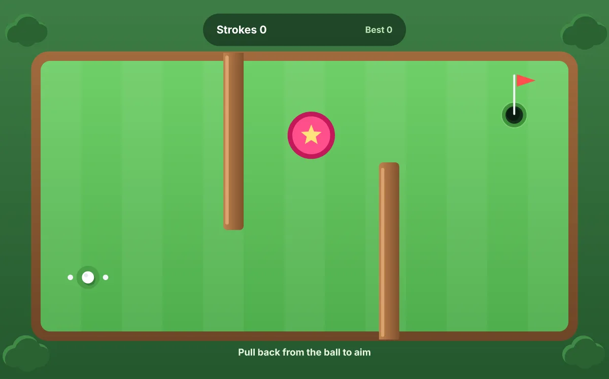 Mini golf: an Ova Motion template